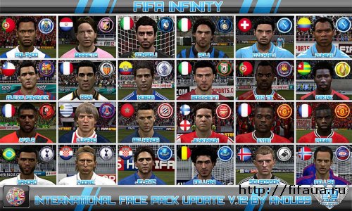 FIFA 12 International Faces Pack V12
