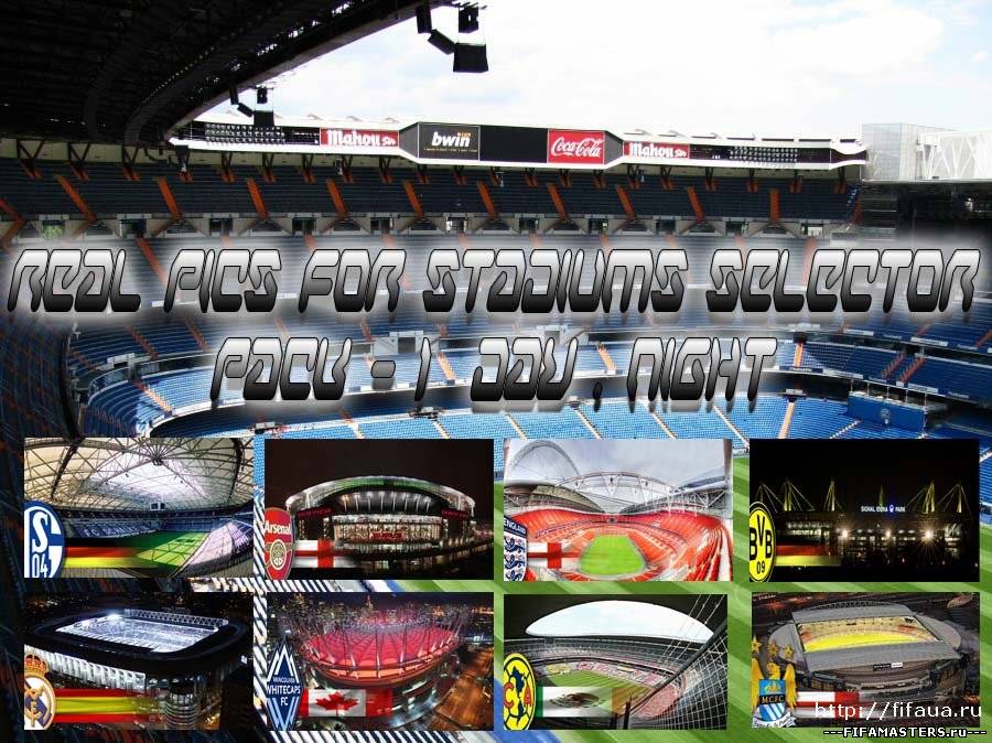 FIFA 12 Real Stadiums Menu Pics Patch by Rob Kenshin