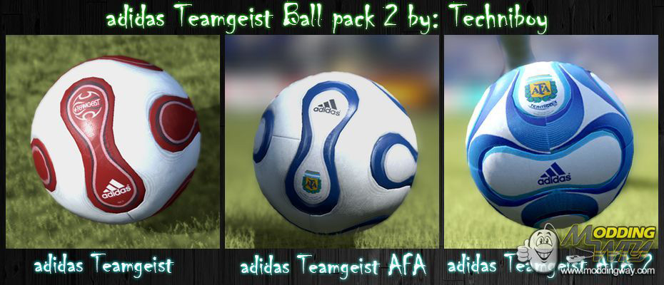 adidas teamgeist ball pack 2 by Techniboy