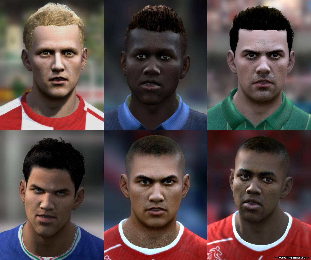 International Faces Pack V2 by aeh1991