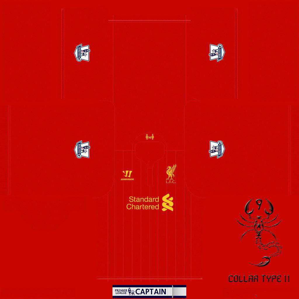 Liverpool 12 13 Home Kit by Devil