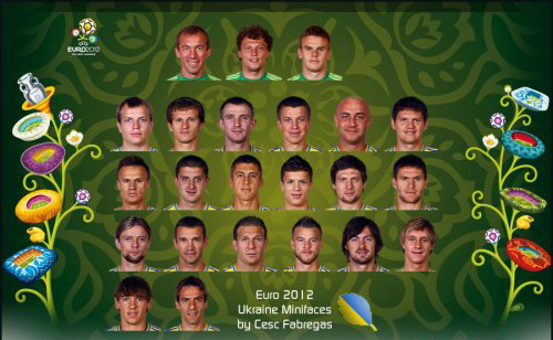 FIFA 12 Ukraine Euro 2012 Minifaces by Cesc Fabregas