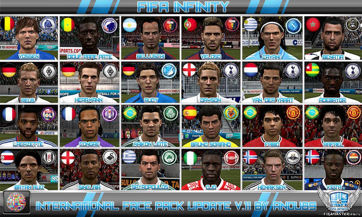 Face Pack V.11 (FIFA 12)