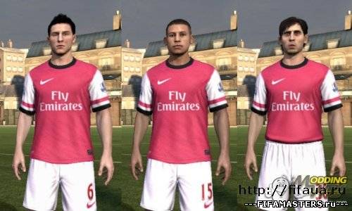 FIFA 12 Arsenal Faces Pack