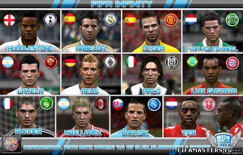 FIFA 12 - International Face Pack v5