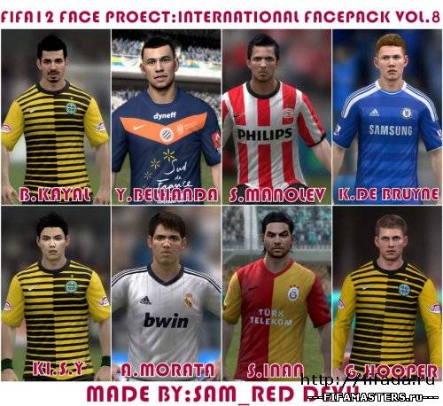 FIFA12 Face Project - International Faces Pack Vol.8