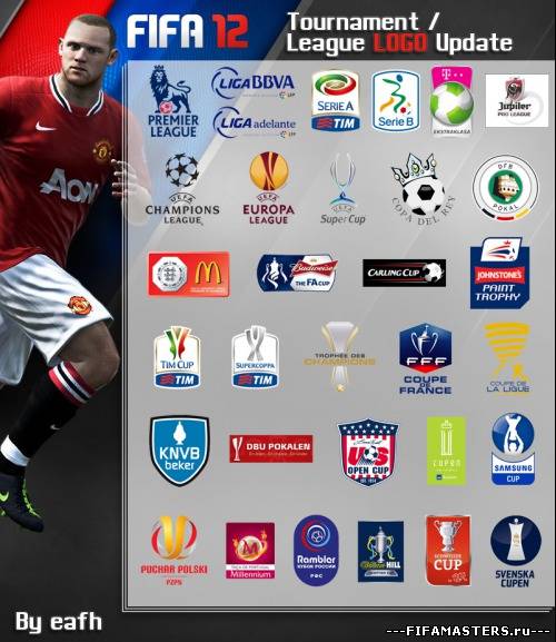 FIFA 12 "TOURNAMENTS & LEAGUES LOGO".