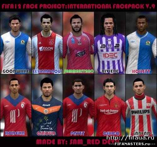 FIFA 12 Face Project - International Faces Pack VOL.9