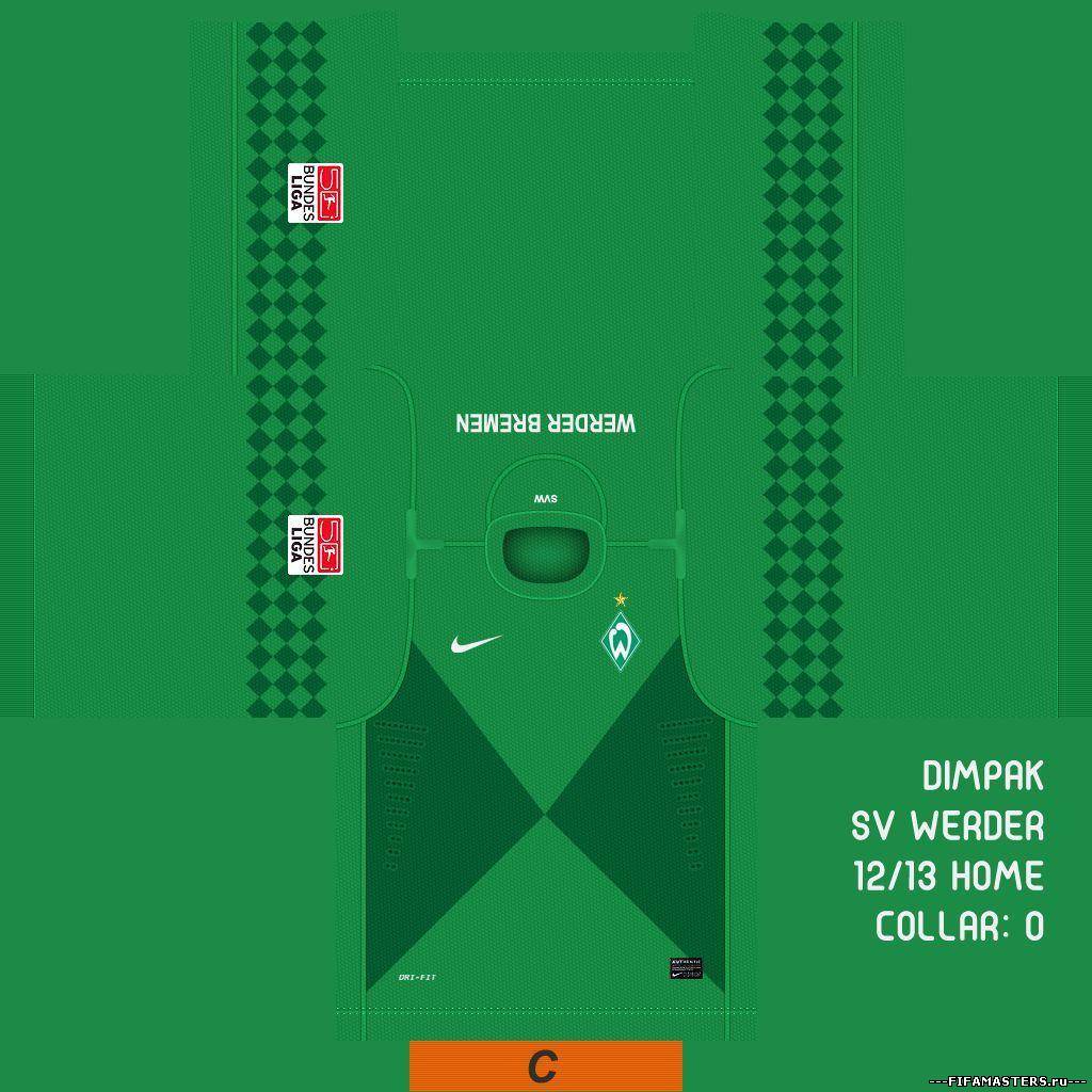 Werder Bremen 12 / 13 Kits Pack by New Maker