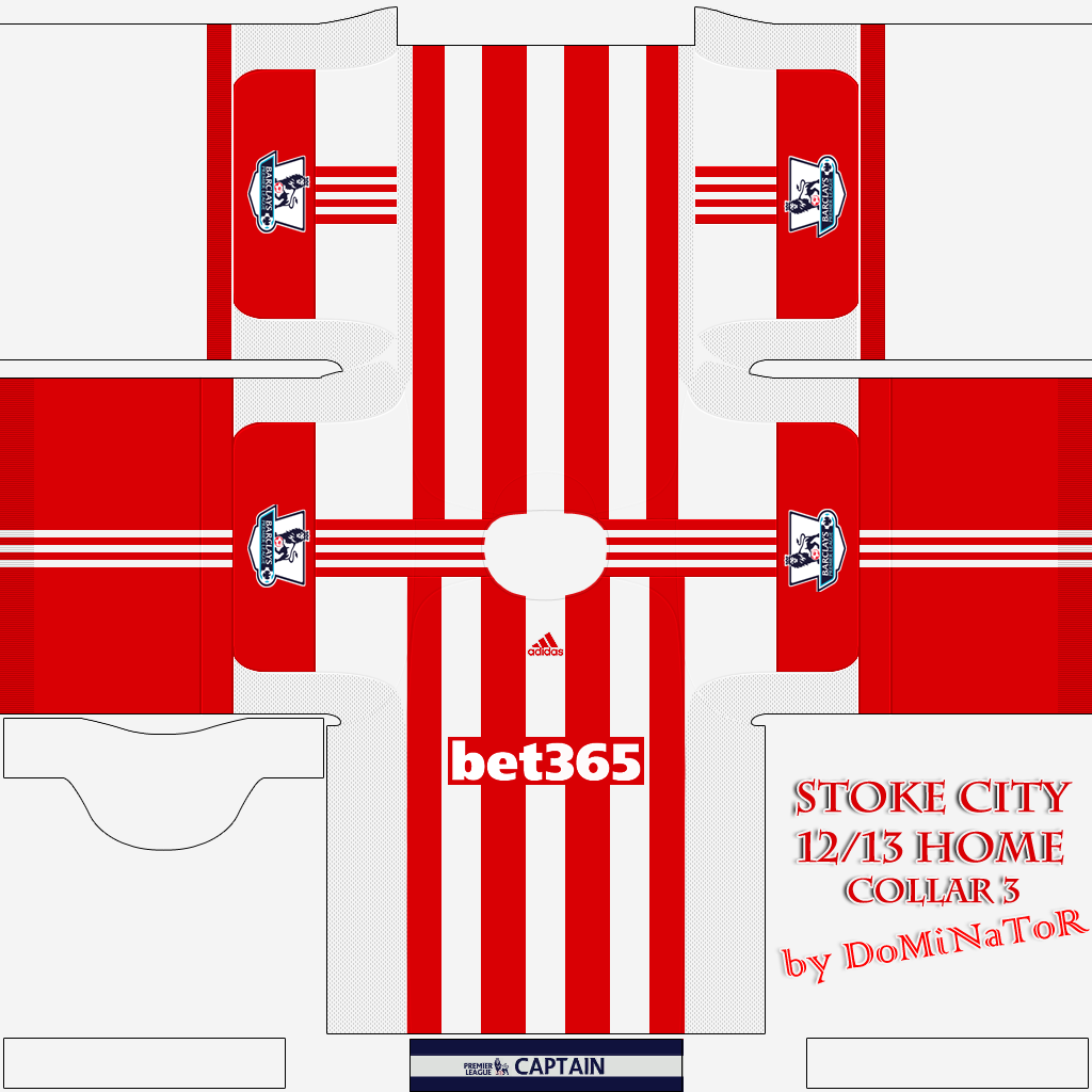 Stoke City 12/13 kit by DoMiNaToR