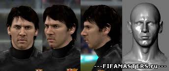 Lionel Messi face by aNuKe