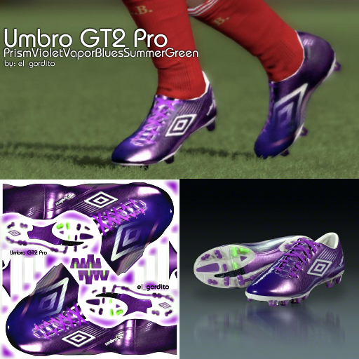 Umbro GT2 Pro Prism-Violet-Vapor Blues-Summer Green by el_gordito