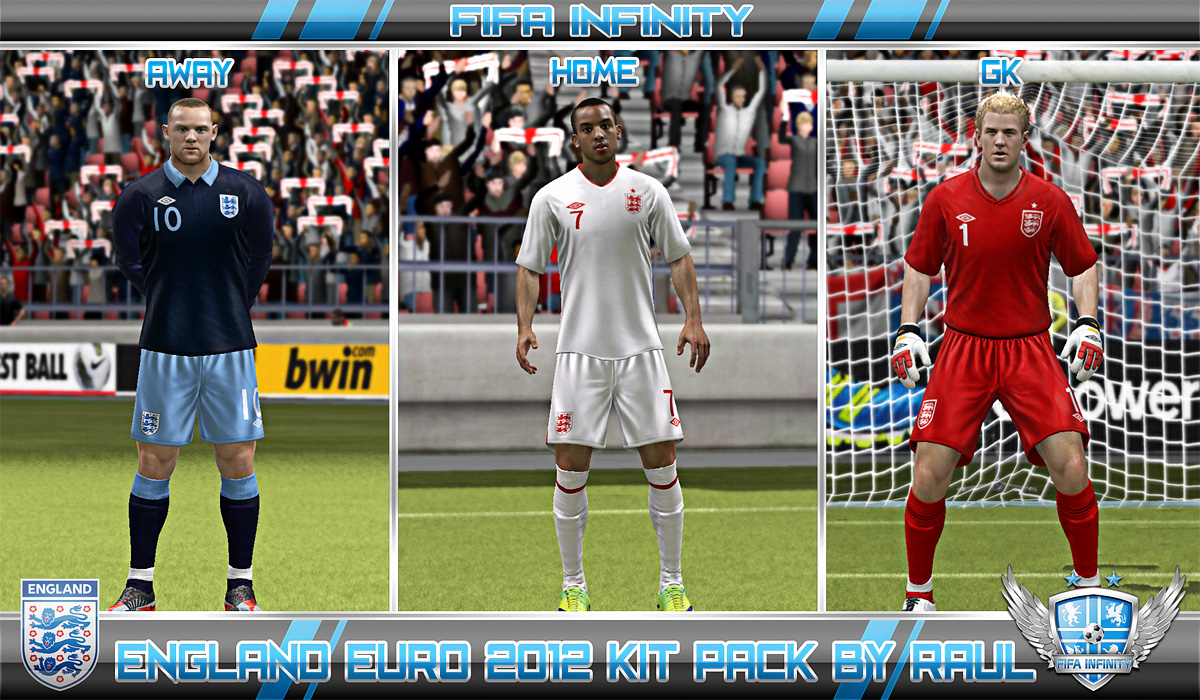 England Euro 2012 Kit Pack