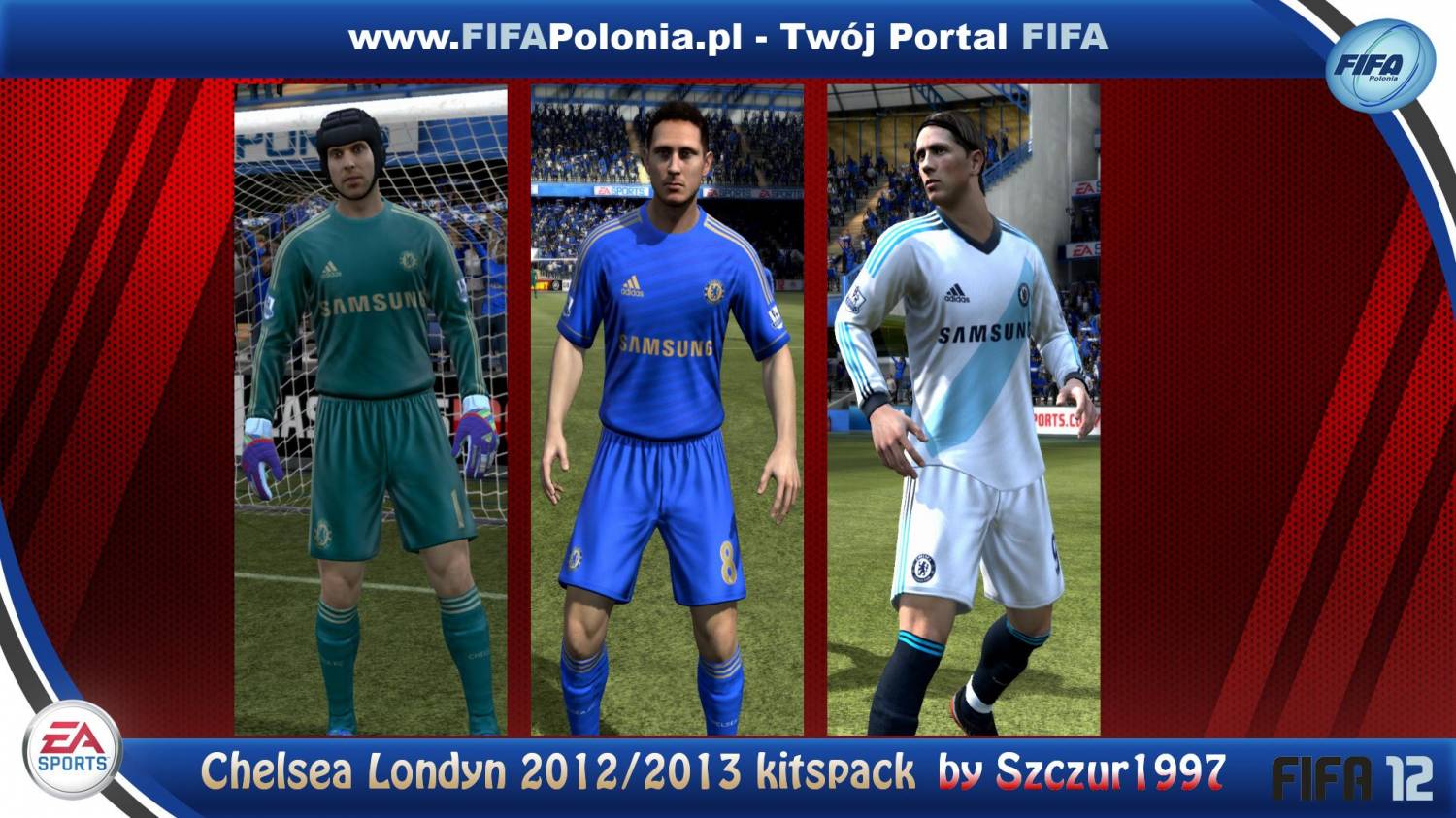 Chelsea 2012/2013 Kits Pack by Szczur1997