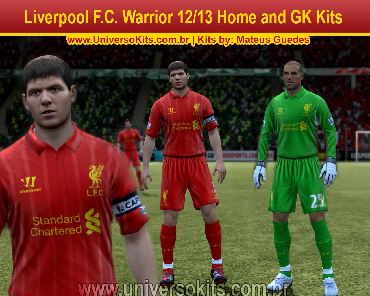 Liverpool F.C. 12/13 Kits by Mateus Guedes