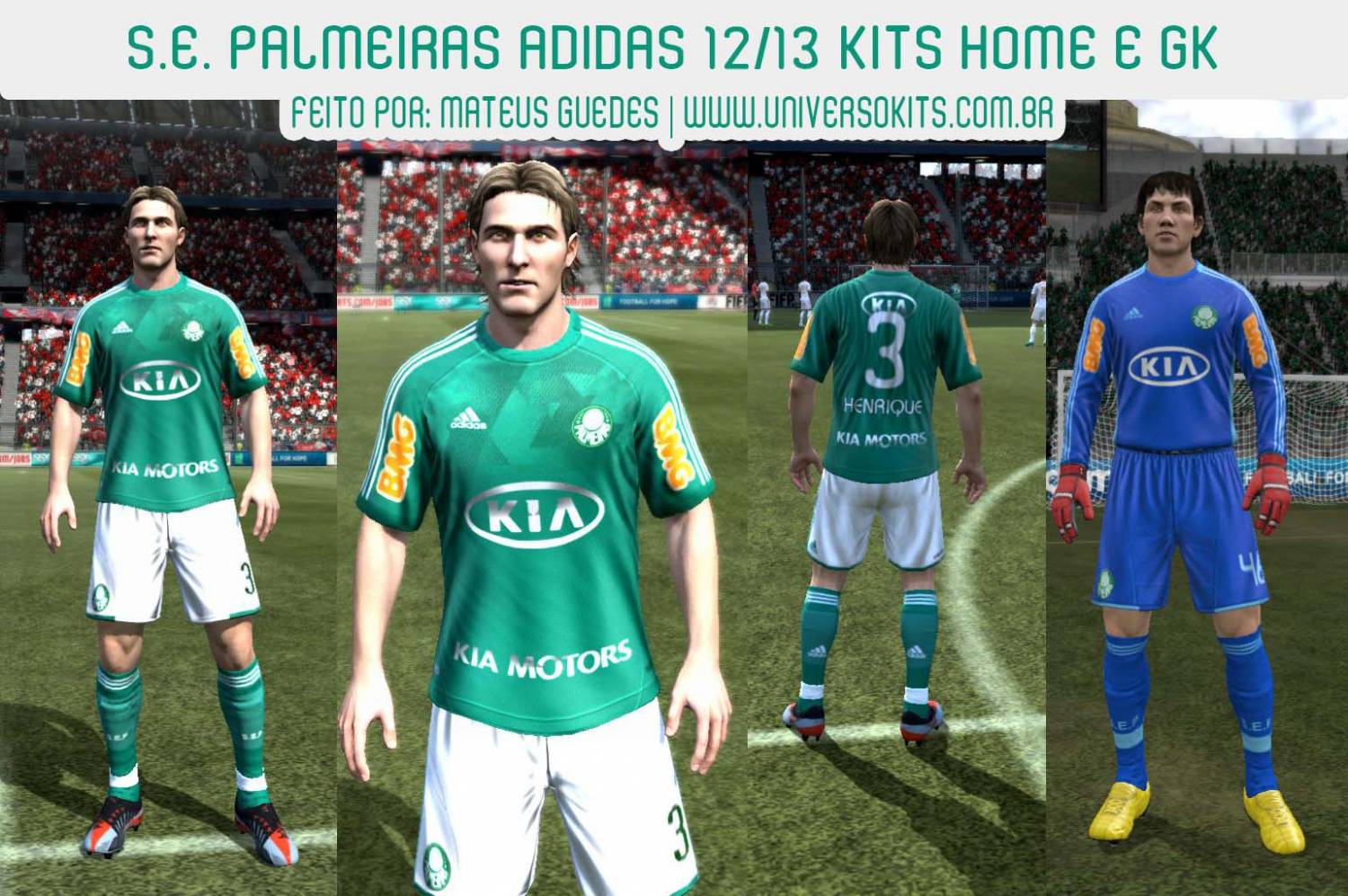 Palmeiras Kits 12/13 by Mateus Guedes