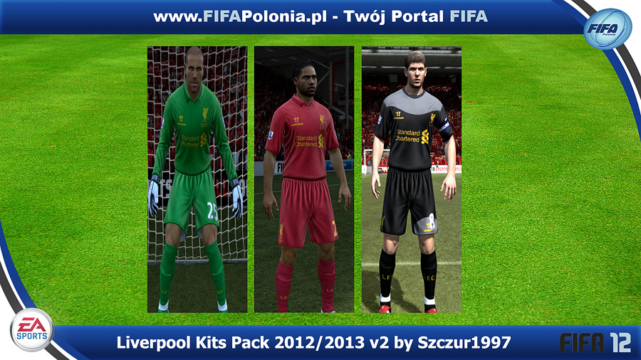 Liverpool Kits Pack 2012/2013 by Szczur1997