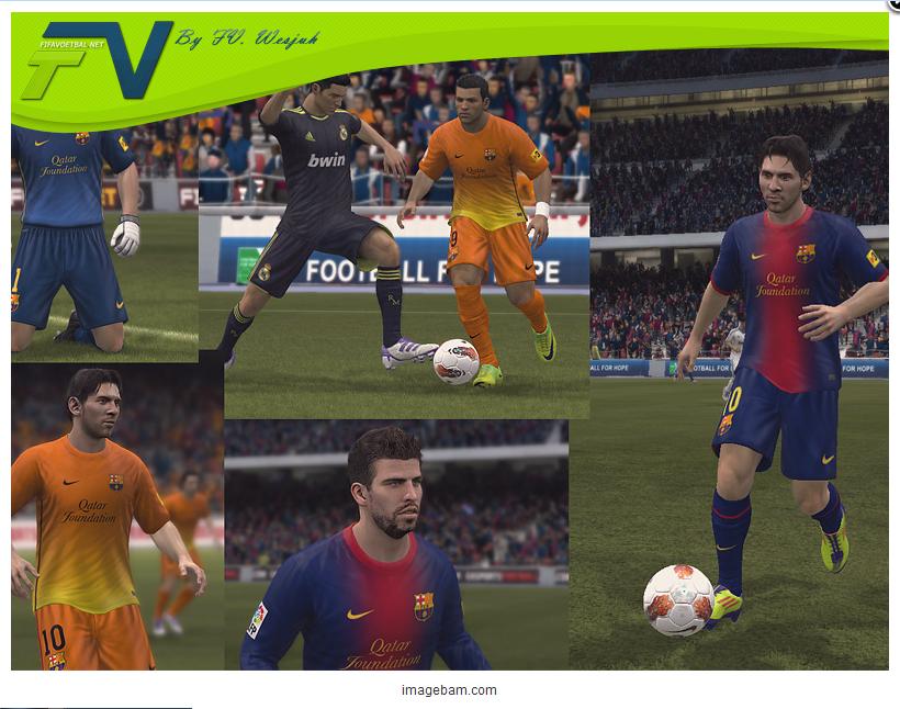 FC Barcelona 12/13 Kitpack by FV.Wesjuh