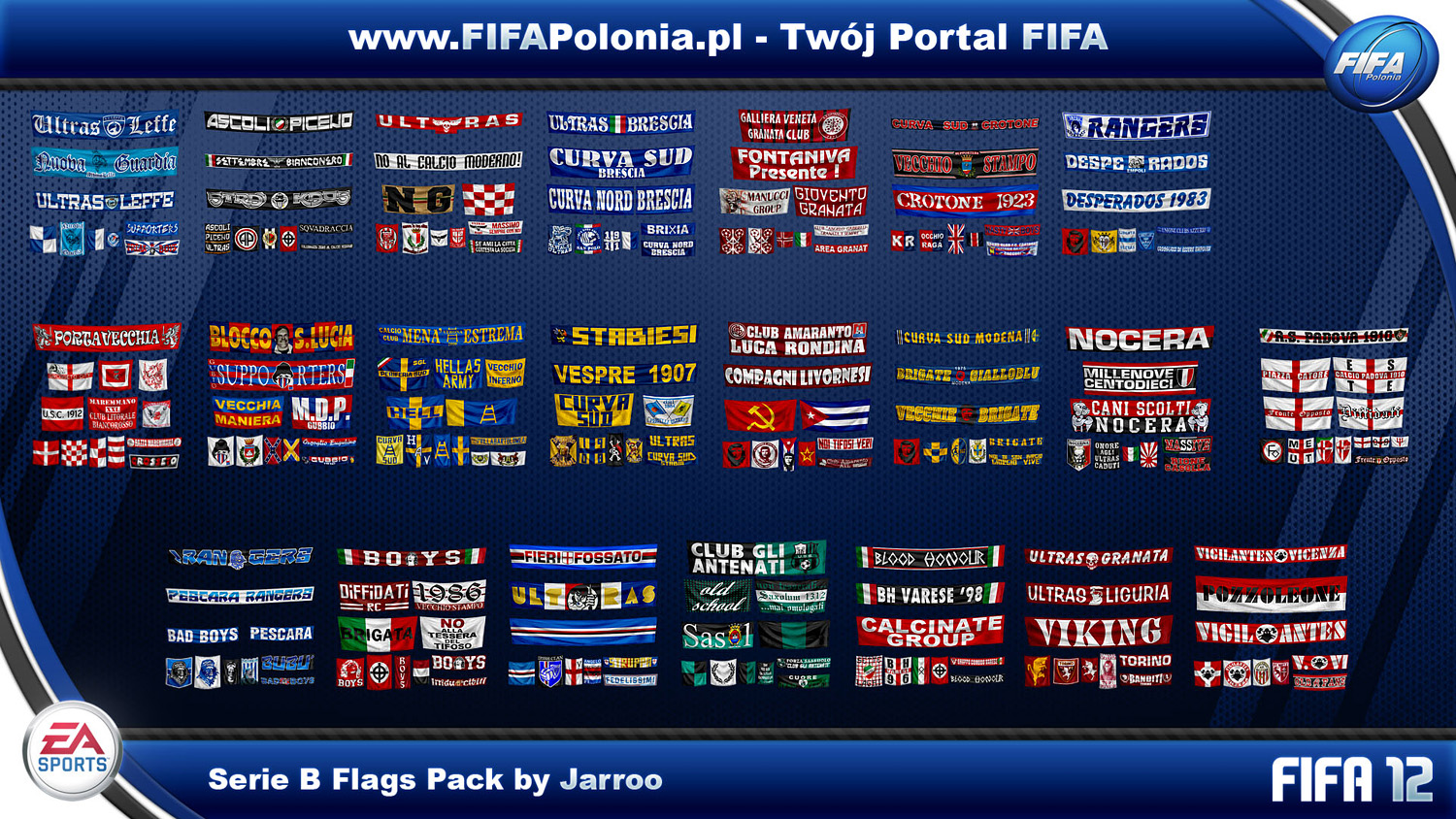 Serie B Flags Pack by Jarroo