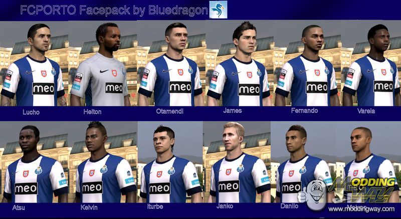 FC Porto Faces Pack by Bluedragon