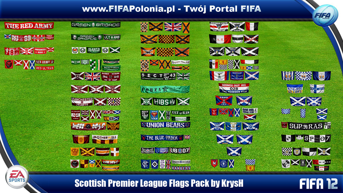 Scottish Premier League Flags Pack by KrysH