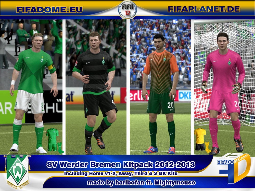 SV Werder Bremen Kitpack 12/13 by haribofan & MightyMouse