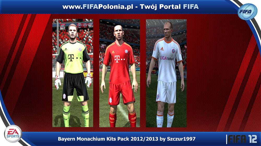 Bayern Munich Kits Pack 2012/2013 by Szczur1997