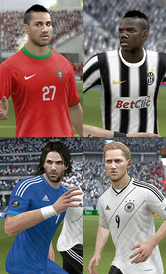 Quaresma,Elia,Samaras and Schurrle Faces by Jackass86