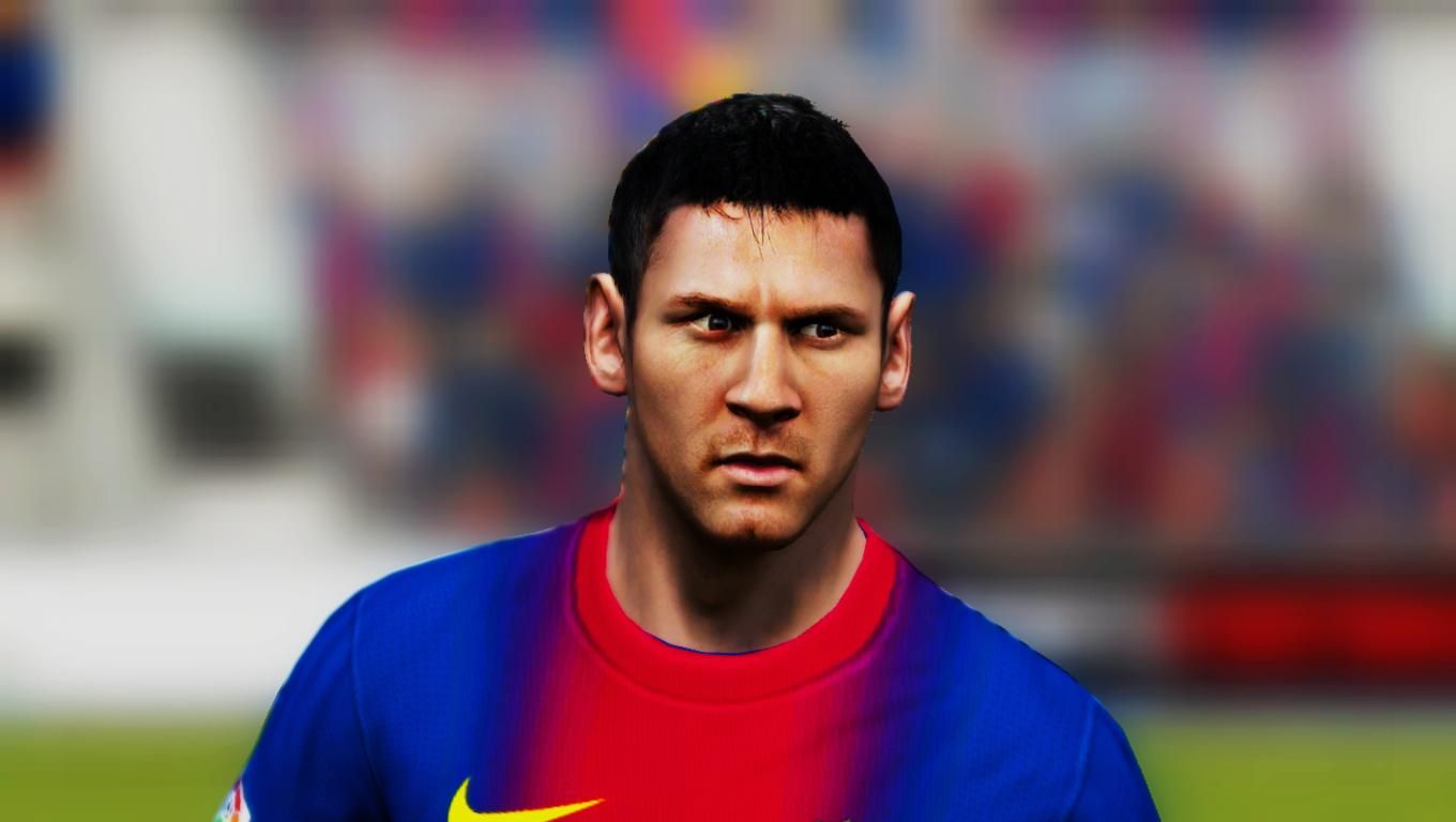 Messi Face by Farkam