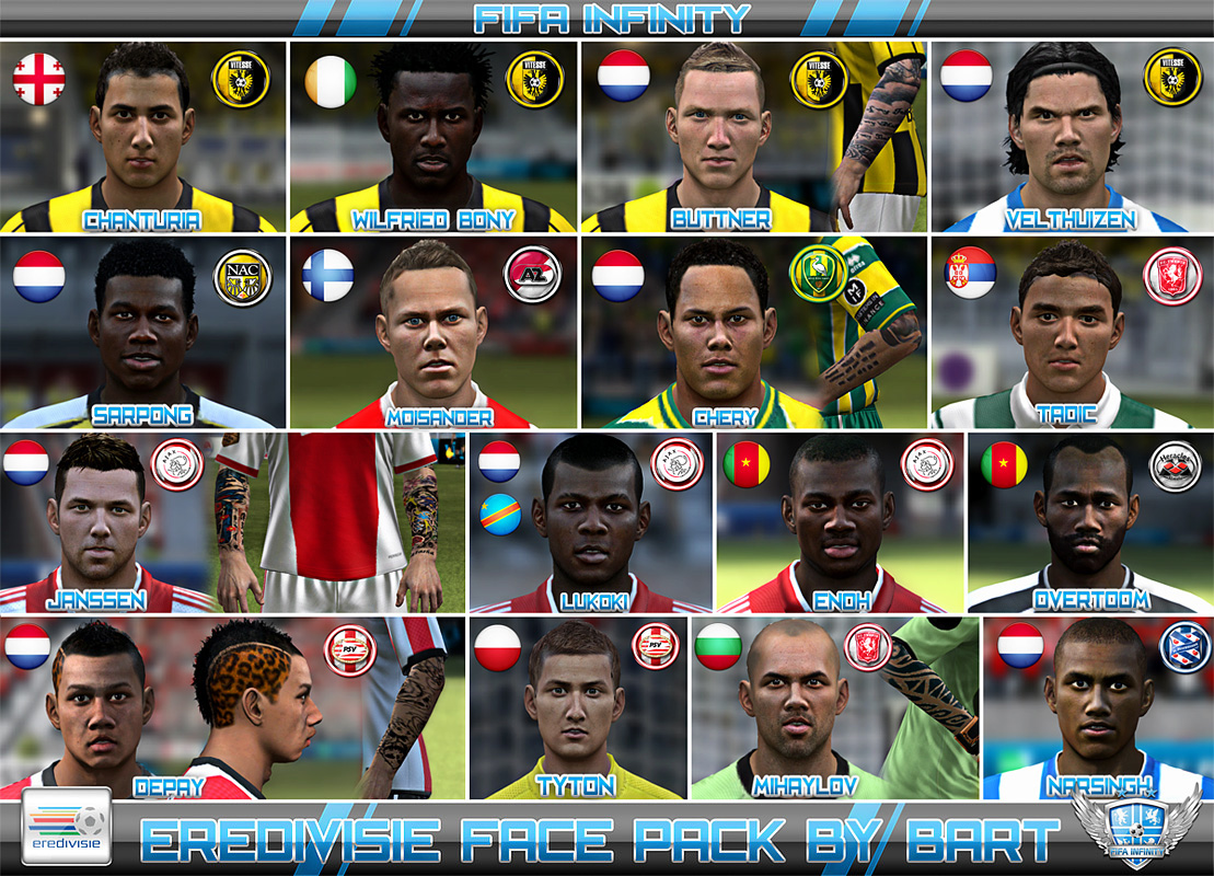 Eredivisie Face Pack