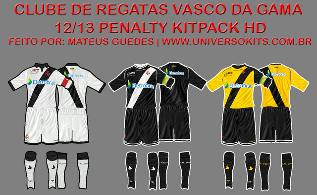 Vasco da Gama 12/13 Penalty KitPack by Mateus Guedes