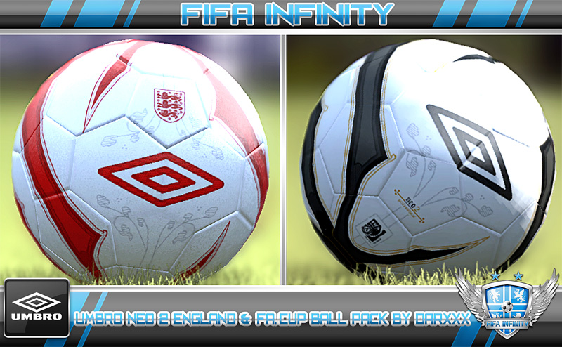 Umbro Neo 2 England & FA Cup 2012 Ball Pack