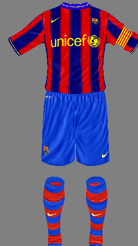 Форма для FIFA 12 , FC Barcelona ,домашняя,сезон 2009-2010