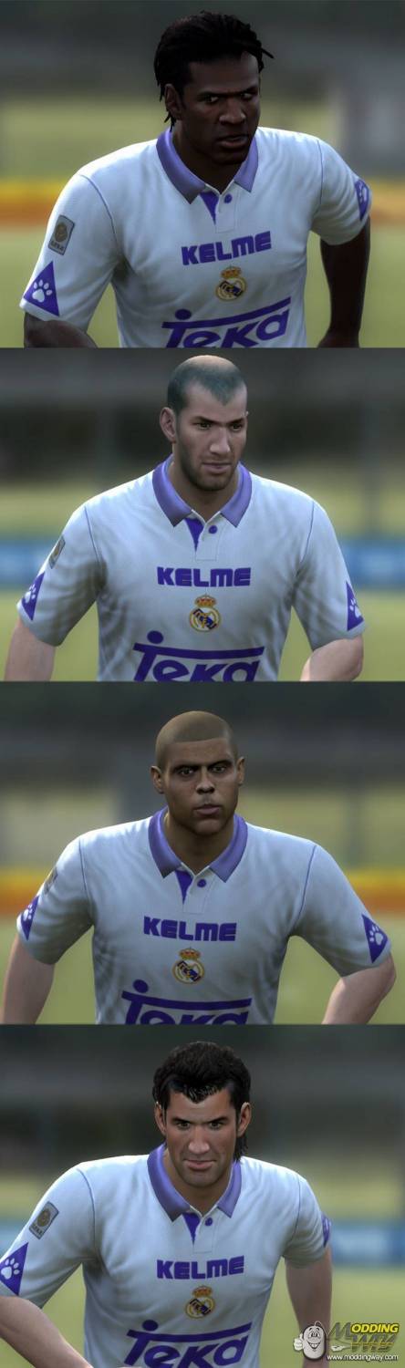 Classic Real Madrid Faces Pack by Cleuri