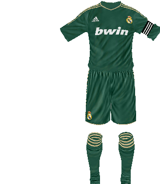 Новая форма "Реал Мадрид" для FIFA 12 (зеленая)