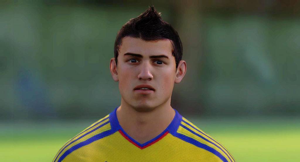 James Rodríguez face