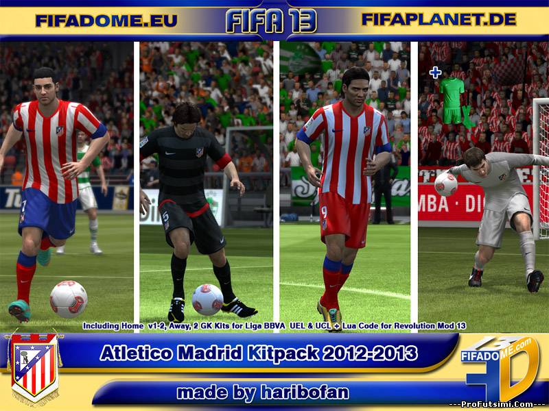 FIFA 13 Atletico Madrid Kitpack 2012/2013
